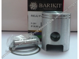 Bi-segment piston with flat cap BARIKIT Ø38.8 to 40mm axis 12mm for MINARELLI P6