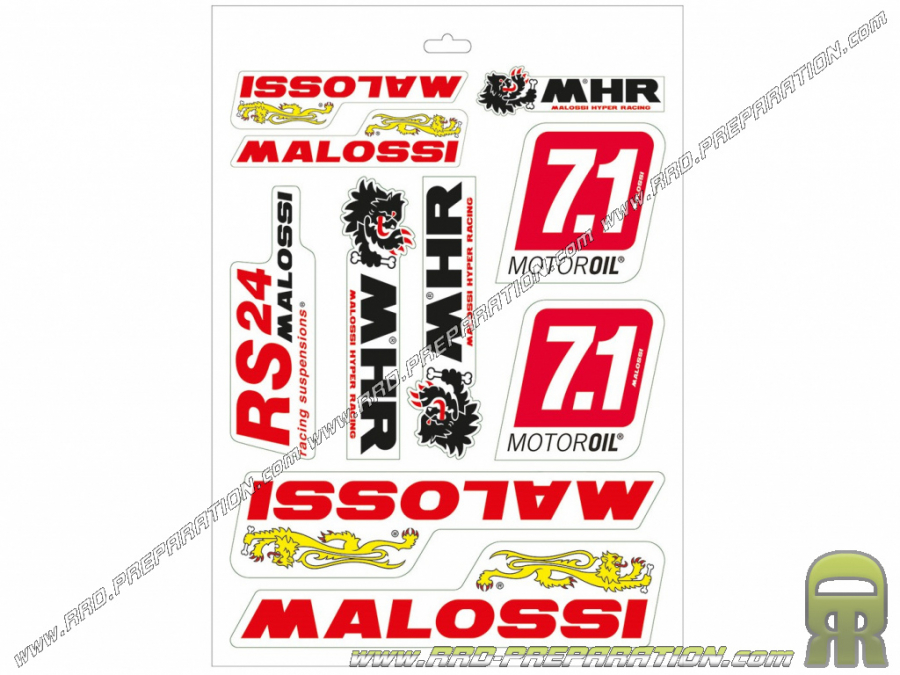 Plate of assorted stickers MALOSSI (24.7X35cm)