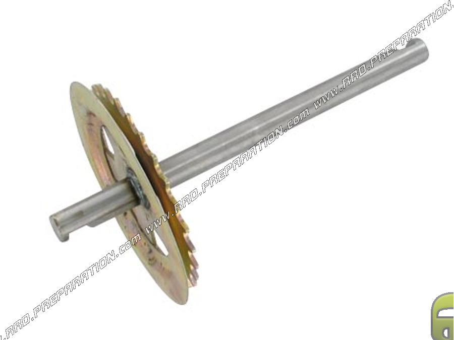 Axe de poulie / pédalier CGN 28 dents pour PIAGGIO CIAO Axe de poulie / pédalier CGN 28 dents pour PIAGGIO CIAO