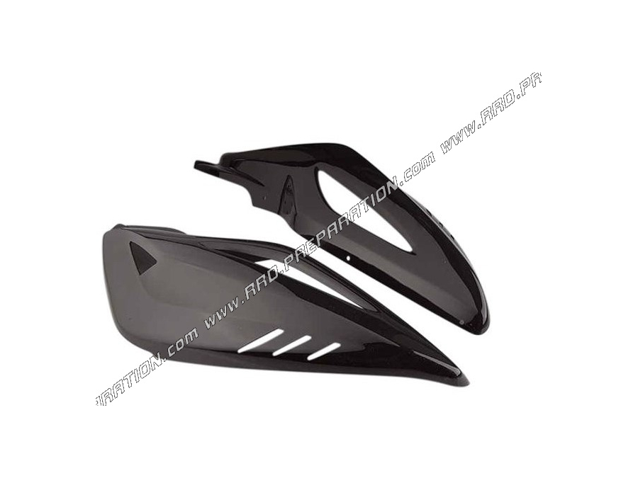 Coque arrière + dosseret BCD EXTREME scooter NITRO & AEROX blanc / noir aux choix