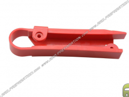 Patin de chaîne TUNR Rouge pour DERBI SENDA SMT, XTREM, XRACE, RCR, APRILIA SX 50... Bras oscillant acier