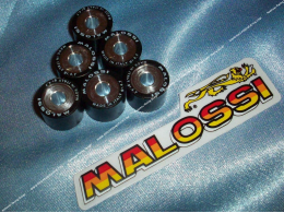 Set of 6 MALOSSI rollers in Ø16X13mm weight of your choice