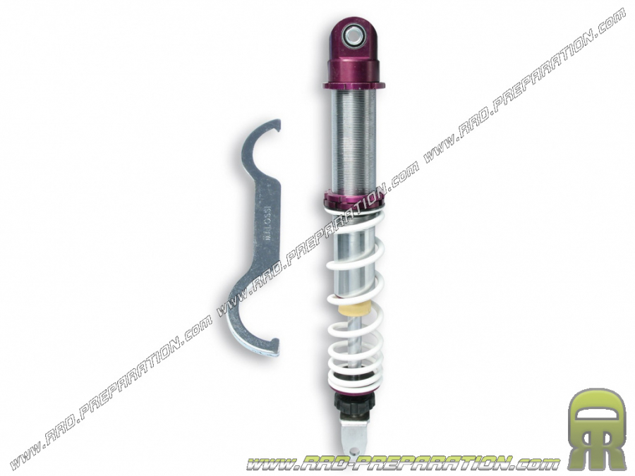 Amortisseur MALOSSI MHR RS24 410mm compétition réglable pour GILERA DNA Amortisseur MALOSSI MHR RS24 410mm compétition réglable pour GILERA DNA