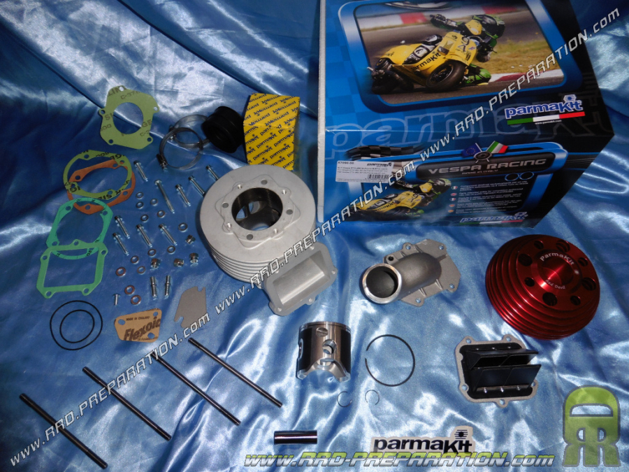 Kit motor alto 145cc Ø60mm PARMAKIT W FO RC E biela 97 aluminio scooter VESPA PRIMAVERA, PK, ETS, ET3, XL... 125cc 2T