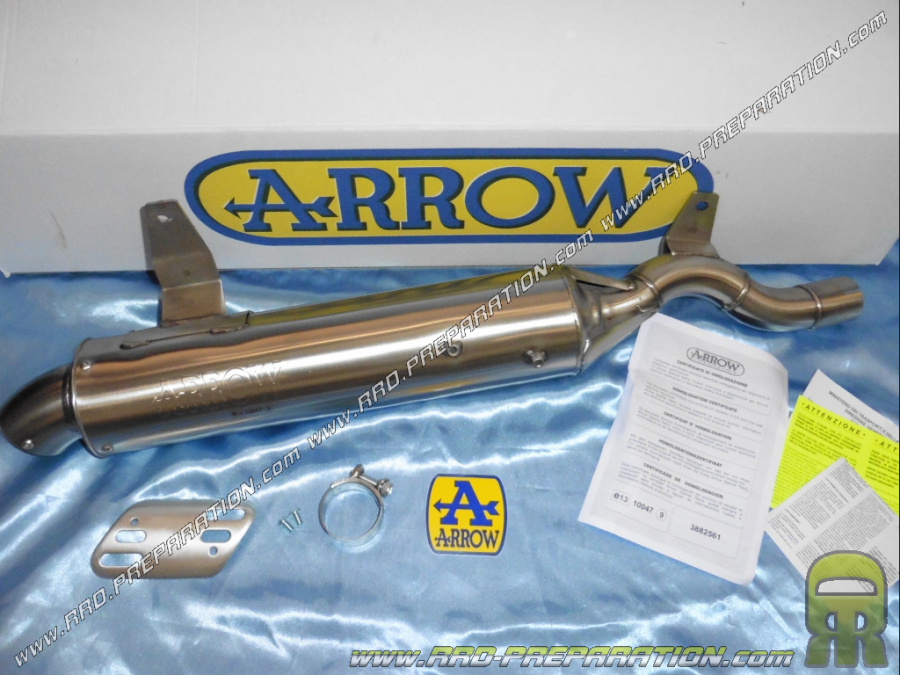 ARROW PARIS-DAKAR REPLICA exhaust silencer approved for motorcycle HONDA XRV 750 AFRICA TWIN from 1993 to 1995
