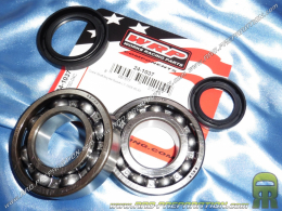 2 rodamientos reforzados + retenes de cigüeñal WRP para quad SUZUKI LTR 250cc de 1985 a 1992