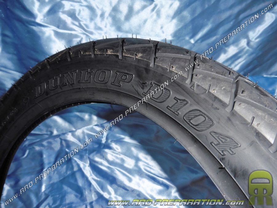 DUNLOP D104 tire for moped (MBK 51, Peugeot 103, ...) 2.50X17" or 2.75X17"