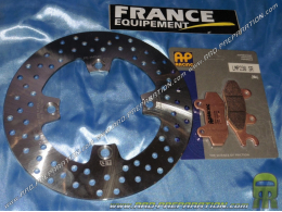 FRANCE EQUIPEMENT kit freno de disco delantero + pastillas AP RACING para CAGIVA Canyon, Elefant, Gran Canyon, ... 900 y 1000