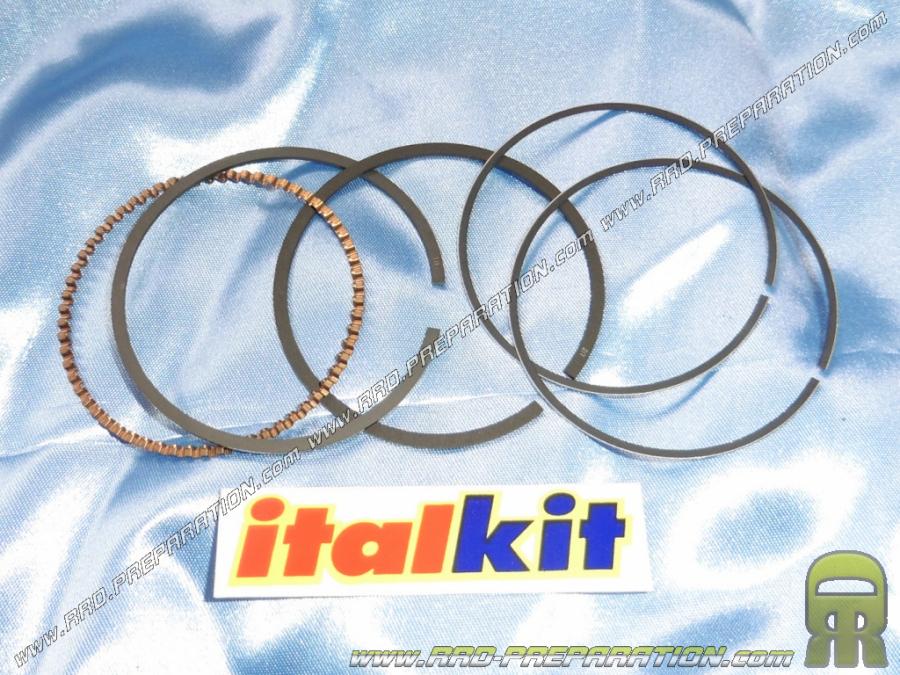 Set of segments and scraper Ø57mm for kit 150cc ITALKIT aluminum on KYMCO, MTR, SYM, TGB / Chinese scooter 4T GY6 2 valves