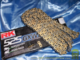 Reinforced chain 525 RK GXW XW-RING for motorcycle, quad, buggy… sizes to choose from