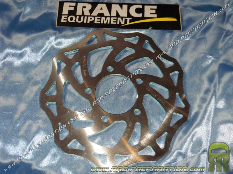 Disque de frein FRANCE EQUIPEMENT Ø219mm pour scooter APRILIA 50 à 300, DERBI 125 à 300, GILERA 50