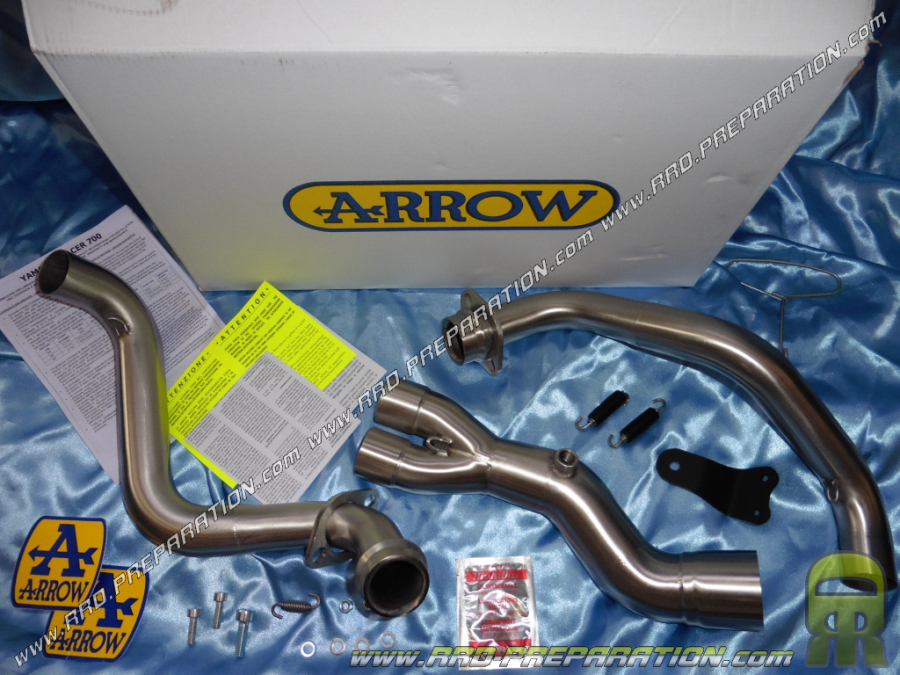 Collecteur ARROW Racing "passage bas" pour moto YAMAHA MT07 de 2014 à 2016