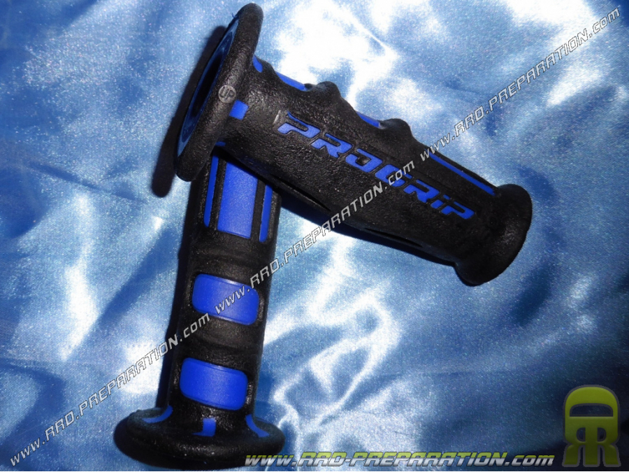 Poignées PROGRIP 601 bleu/noir pour scooter