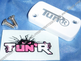 TUN 'R white aluminum master cylinder cover for MBK booster
