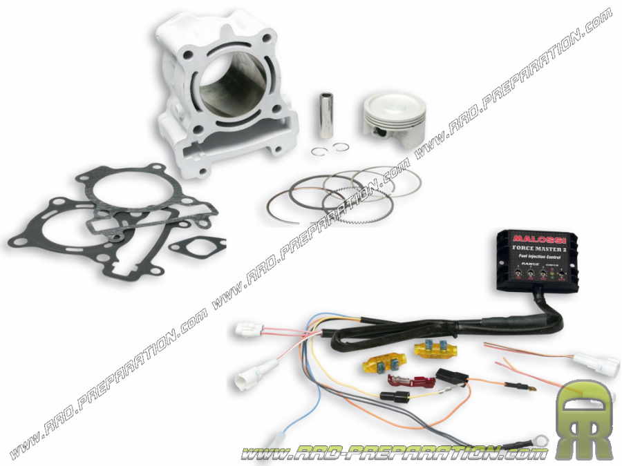 Kit 185cc MALOSSI Ø63mm, cylinder / piston + electronic computer box for YAMAHA X MAX 125cc from 2017 to 2020 euro 4