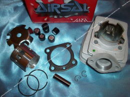 Kit 70cc Ø46mm AIRSAL T3 W aluminum air with variator flange + rollers Peugeot Fox & Honda wallaroo