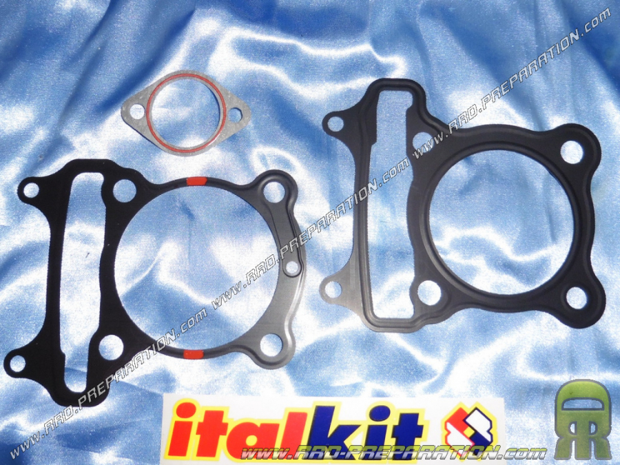 Pack de juntas para kit motor ITALKIT 150cc Ø59mm alto en scooter chino 4T GY6 / LEB1 / LFE2 / G5 i (motor SR25) 4 válvulas