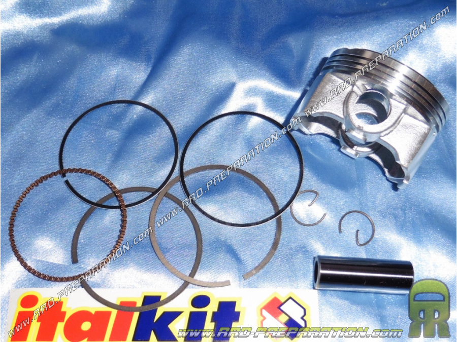 Pistón de repuesto Ø59mm para kit ITALKIT ITALKIT en scooter chino 4T GY6 / LEB1 / LFE2 / G5 i (motor SR25) 4 válvulas