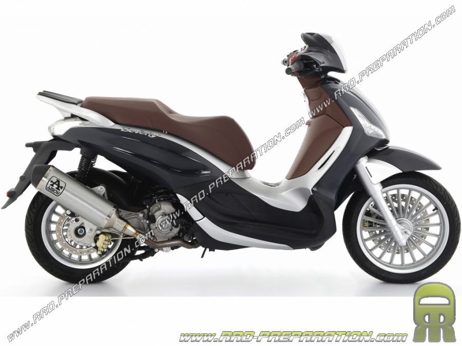 Silencioso ARROW URBAN con conexión para colector original en Maxi-Scooter Piaggio Beverly 300 HPE de 2021