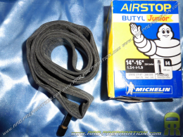 Chambre à air MICHELIN Airstop Butyl Junior 1.5 à 1.9 14/16 pouces valve droite 