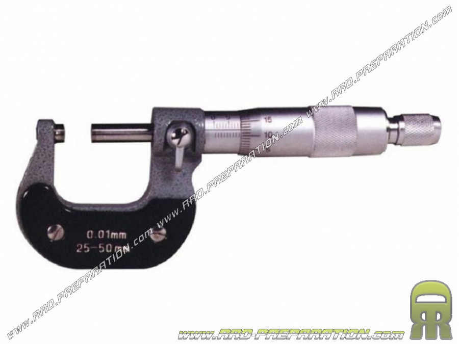 Palmer mecánico / Micrómetro analógico de 25 mm a 50 mm CGN para ciclo y motocicleta