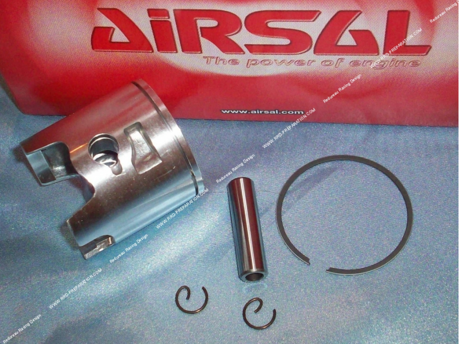 AIRSAL monosegmento AIRSAL Ø47,6mm eje 10mm para kit 70cc sobre scooter Minarelli líquido horizontal