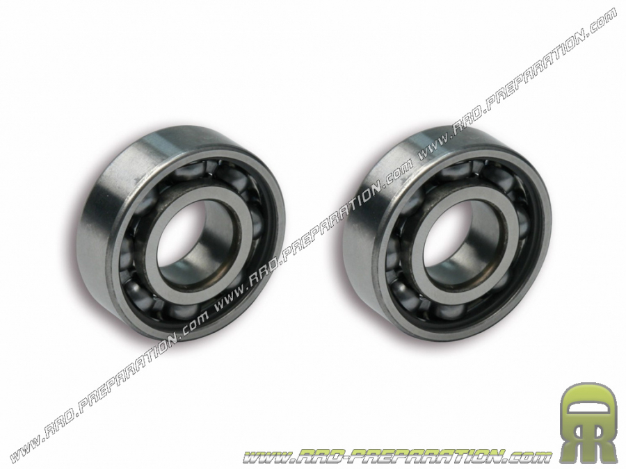 Set of 2 reinforced crankshaft bearings MALOSSI C3 for PIAGGIO CIAO, PX / SOLEX