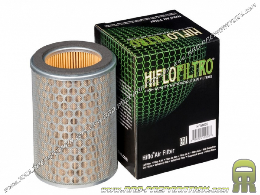 Filtre à air HIFLO FILTRO HFA1602 pour boite à air d'origine sur moto HONDA 600 HORNET de 1998 à 2006