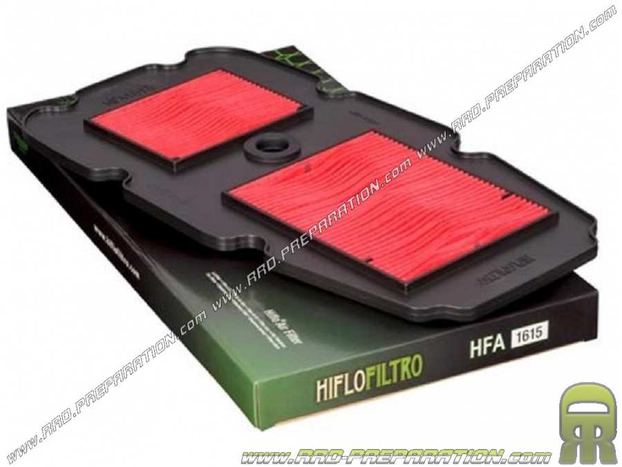 HIFLO FILTRO HFA1609 air filter for original air box on HONDA 650 XL V TRANSALP motorcycle from 2001 to 2007