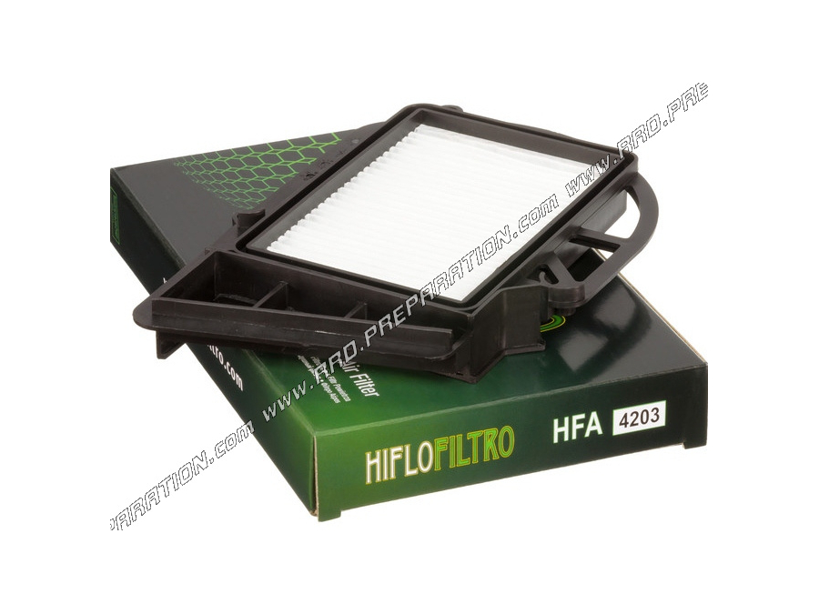 Filtre à air HIFLO FILTRO HFA4203 type origine pour maxiscoot 250 ITALJET JUPITER, MALAGUTI, MBK SKYLINER, YAMAHA VP, YP ...