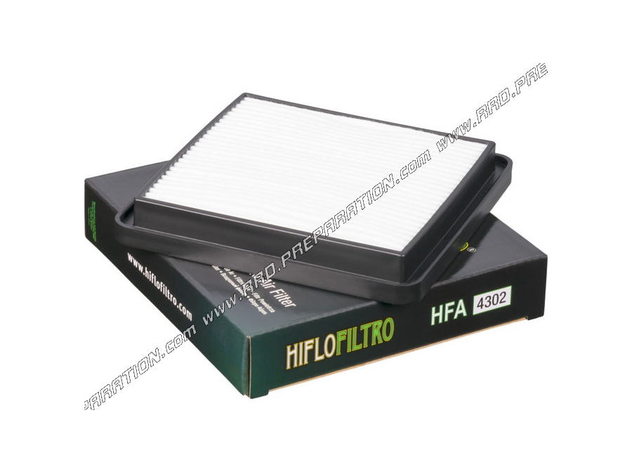 Filtre à air HIFLO FILTRO HFA4302 type origine pour maxiscoot 300 X-MAX, TRICITY de 2017 à 2021 