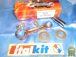 Bielle ITALKIT Compétition renforcée (Longueur 80mm, maneton Ø16mm, axe 12mm) SUZUKI RMX, SMX 50cc