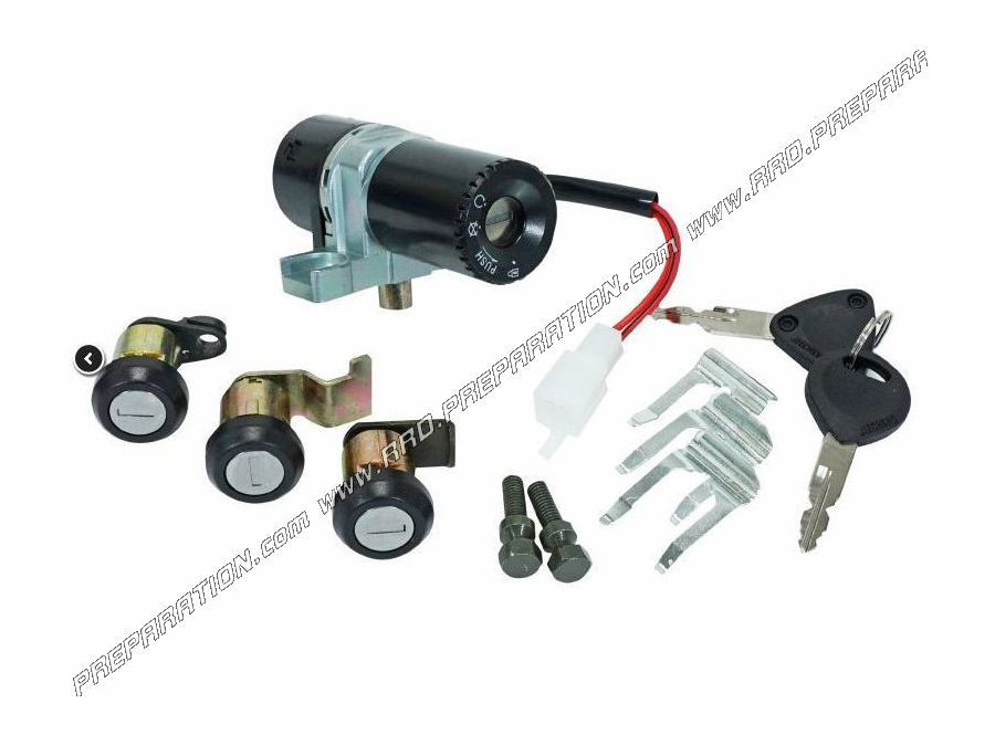 Contactor / lock safe with 2 key TEKNIX for maxi scooter HONDA PANTHEON 125cc