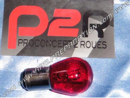 Ampoule de phare BAY15D P2R feu position + stop 12V 21W & 5W couleur rouge