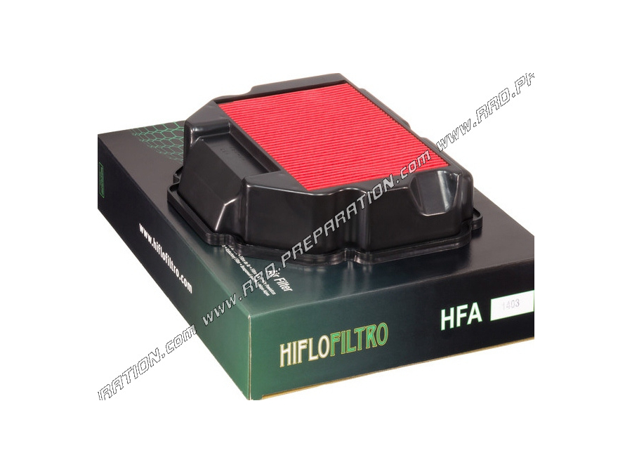 HIFLO FILTRO air filter HFA1403 original type for motorcycle HONDA 400 VFR, RVF from 1990 to 1999