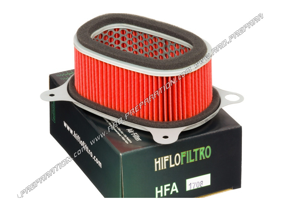 Filtro de aire HIFLO FILTRO HFA1708 tipo original para moto HONDA 750 XRV AFRICA TWIN del 1993 al 2002