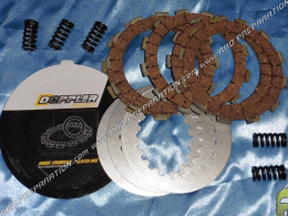 VORTEX reinforced DOPPLER racing clutch discs for mécaboite 50cc DERBI SENDA EURO 2, 3, 4