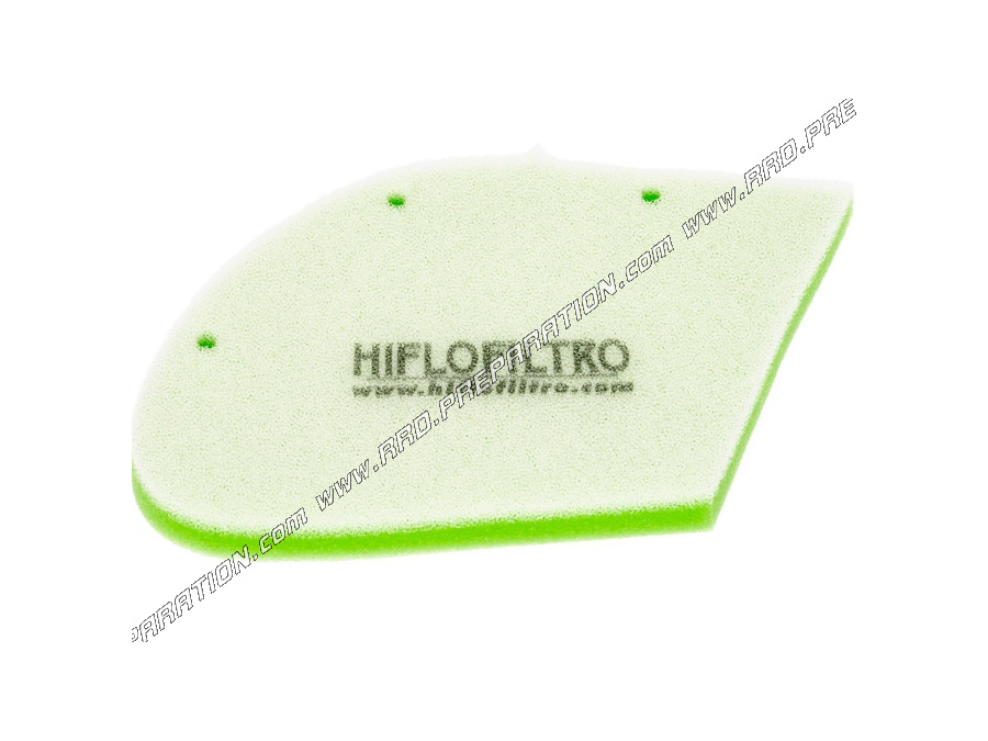 Filtro de aire HIFLO FILTRO HFA5009DS tipo original para scooter 50cc KYMCO AGILITY, NAKED, SUPER 9, G-DINK... de 1997 a 2016