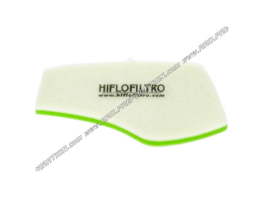 Filtre à air HIFLO FILTRO HFA5010DS type origine pour scooter 50cc KYMCO AGILITY, PEOPLE, SUPER 8 de 1999 à 2018