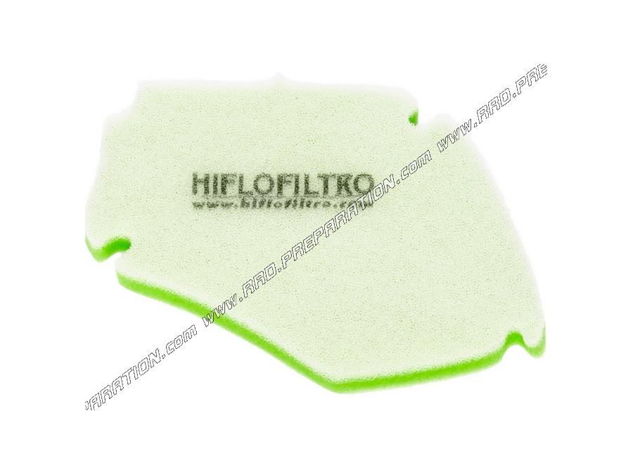 Filtre à air HIFLO FILTRO HFA5212 type origine pour scooter 50cc PIAGGIO ZIP, GILERA EASY MOVING de 1992 jusqu'à 2015