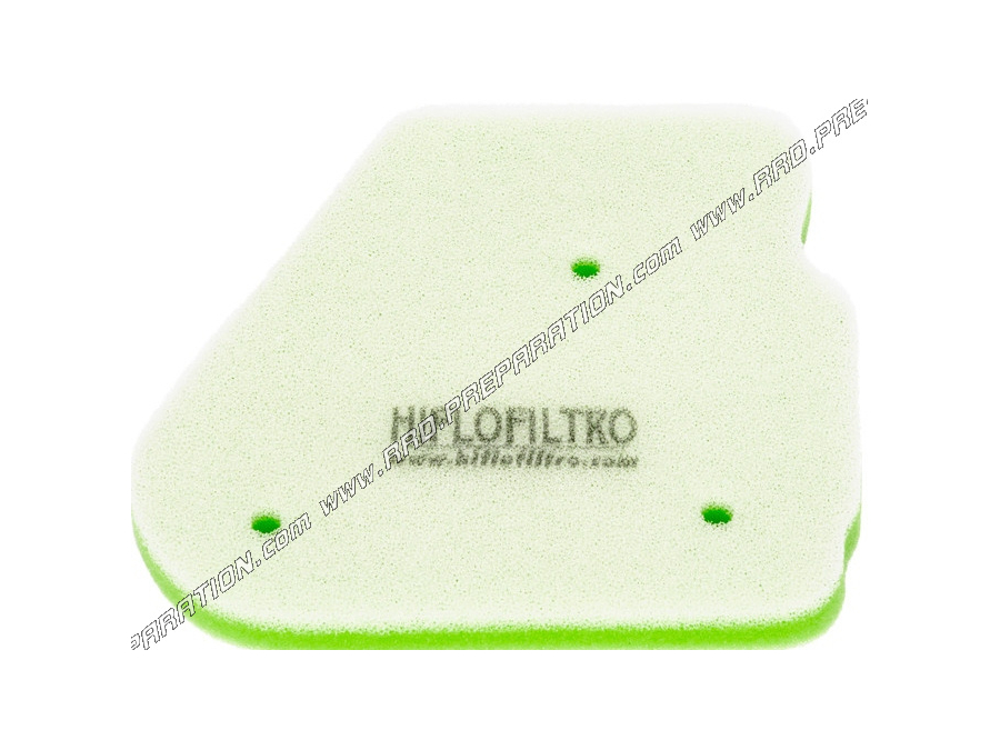 Filtre à air HIFLO FILTRO HFA6105DS type origine pour scooter 50cc APRILIA AREA, GULLIVER, RALLY, SONIC, SR, WWW, H20 ...