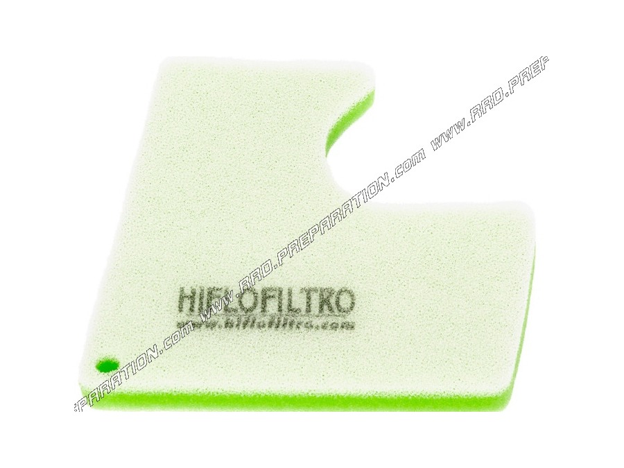 Filtro de aire HIFLO FILTRO HFA6110DS tipo original para scooter 50cc APRILIA SCARABEO DI TECH del 2001 al 2007