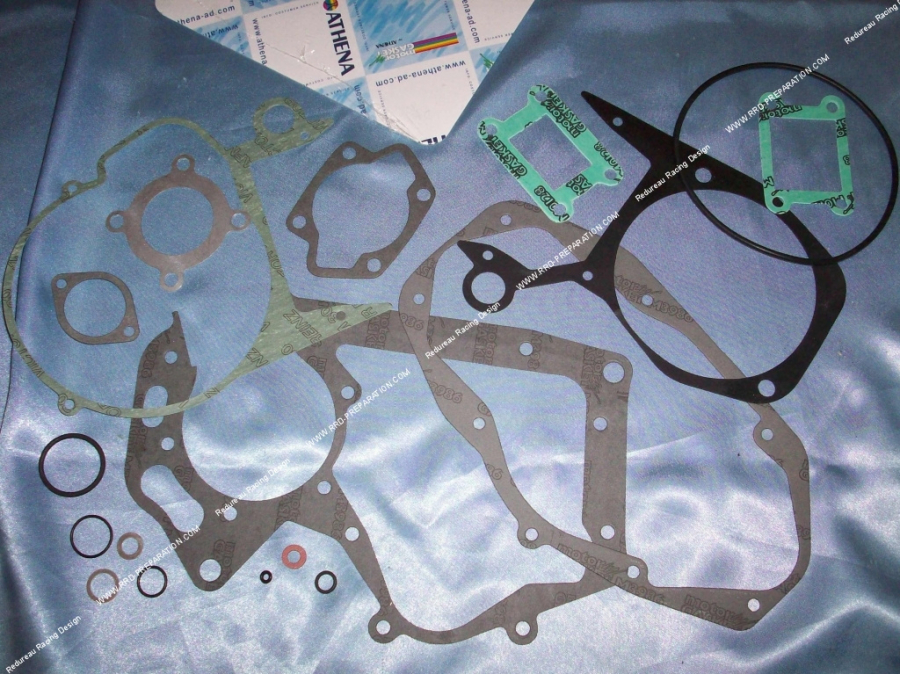 ATHENA complete engine gaskets for MINARELLI RV3, RV4, RV5 and RV6 Liquid engine, APRILIA AF1, TUAREG, RED ROSE 50 before 1991