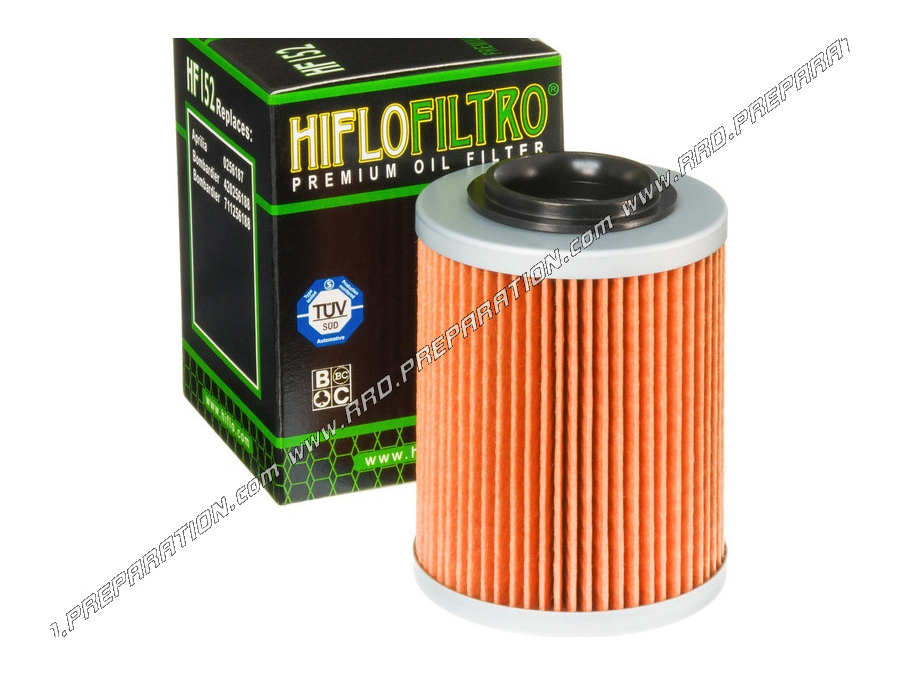 Filtro de aceite HIFLO FILTRO para moto APRILIA CAPONORD, RST, RSV, BOMBARADIER OUTLANDER .. 500, 650, 800 cc ... de 1998