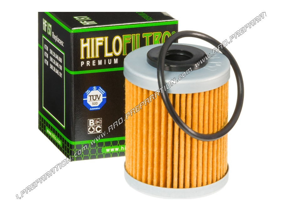 Filtro de aceite HIFLO FILTRO para moto BATAMOTOR RR, KTM EXC, LC4, SX...250, 400, 450, 525, 540cc... de 1997
