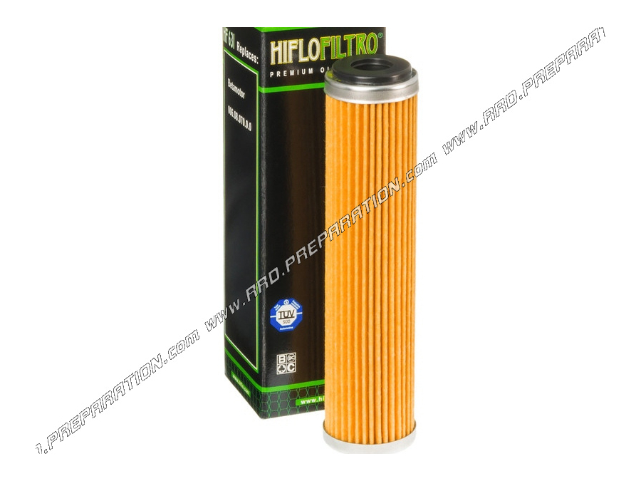 Filtro de aceite HIFLOFILTRO HF631 para enduro 4t BETAMOTOR 350, 390, 400, 430, 450, 480, 498, 500, 520 RR del 2010 al 2021