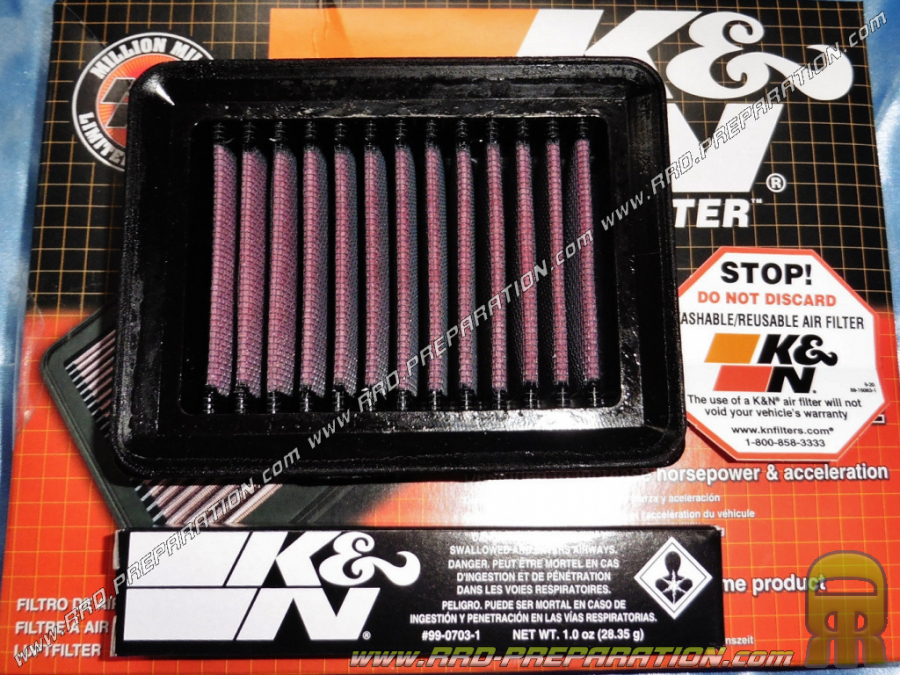 KN air filter for original motorcycle air box TRIUMPH 900 STREET, 1200 BONNEVILLE from 2016 to today