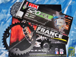 Kit chaine FRANCE EQUIPEMENT renforcé pour QUAD YAMAHA 700 YFM RAPTOR de 2007 à aujourd'hui