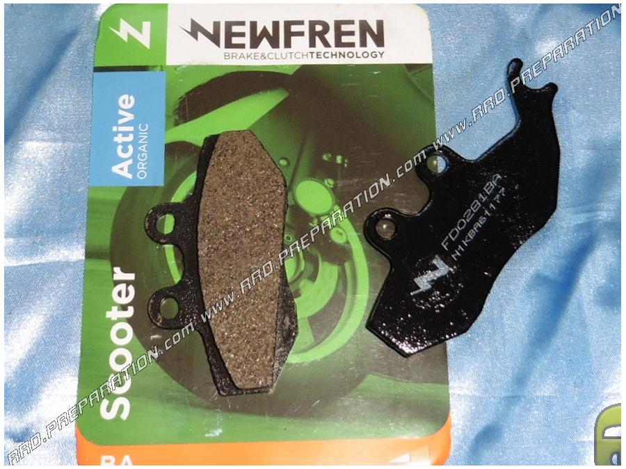 Plaquettes de frein NEWFREN avant pour moto et scooter BETA RR 50, GENERIC TIGER, KSR ...