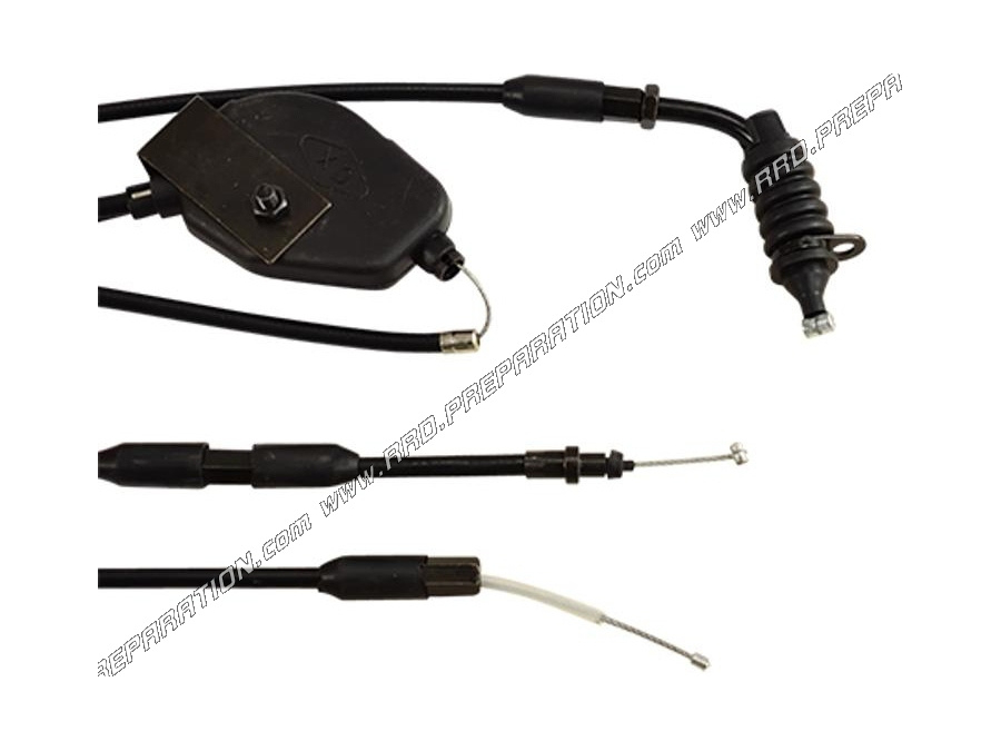 TEKNIX accelerator / gas cable with complete sheath for 50cc scooter CPI ARAGON, FORMULA R, KEEWAY ARN, RY8 ...